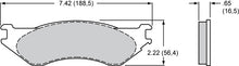Load image into Gallery viewer, Wilwood Brake Pads - D702 Pad Shape