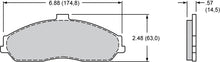 Load image into Gallery viewer, Wilwood Brake Pads - D731 Pad Shape