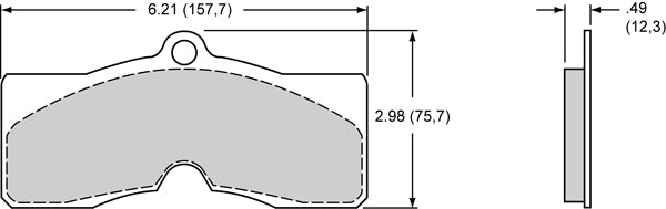 Wilwood Brake Pads - D8 Pad Shape
