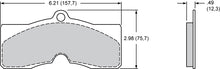 Load image into Gallery viewer, Wilwood Brake Pads - D8 Pad Shape