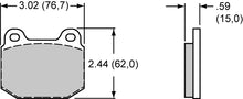 Load image into Gallery viewer, Wilwood Brake Pads - D961 Pad Shape