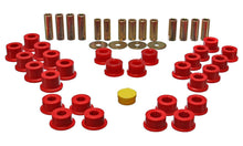 Load image into Gallery viewer, Control Arm Bushing Set; Red; Rear; Performance Polyurethane;