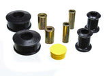 Control Arm Bushing Set; Black; Front; Performance Polyurethane;