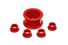 Load image into Gallery viewer, Rack And Pinion Bushing Set; Red; Performance Polyurethane; Power Steering Only;