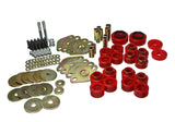 Body Mount Set; Red; w/Hardware;