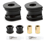 Sway Bar Bushing Set; Black; Rear; Bar Dia. 33 mm.; Performance Polyurethane;
