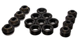 Body Cab Mount Set; Black; Performance Polyurethane;