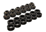 Body Cab Mount Set; Black; Performance Polyurethane;