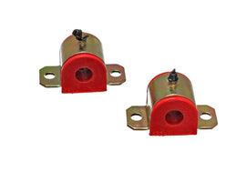 Sway Bar Bushing Set; Red; Front; Bar Dia. 11/16 in.; Performance Polyurethane;
