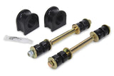Sway Bar Bushing Set; Front; 32mm; Black;