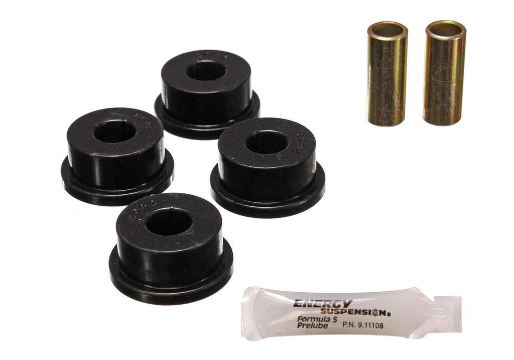 Track Arm Bushing Set; Black; Rear; Performance Polyurethane;