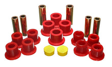 Load image into Gallery viewer, Leaf Spring Bushing Set; Red; Rear; Performance Polyurethane;