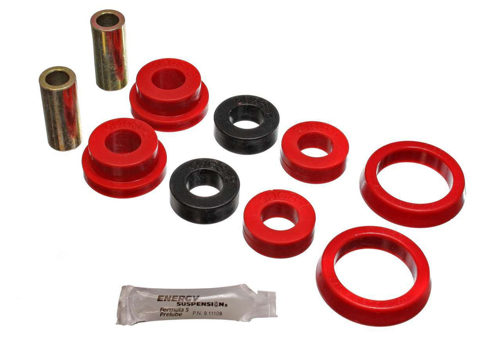 Axle Pivot Bushing Set; Red; Performance Polyurethane;