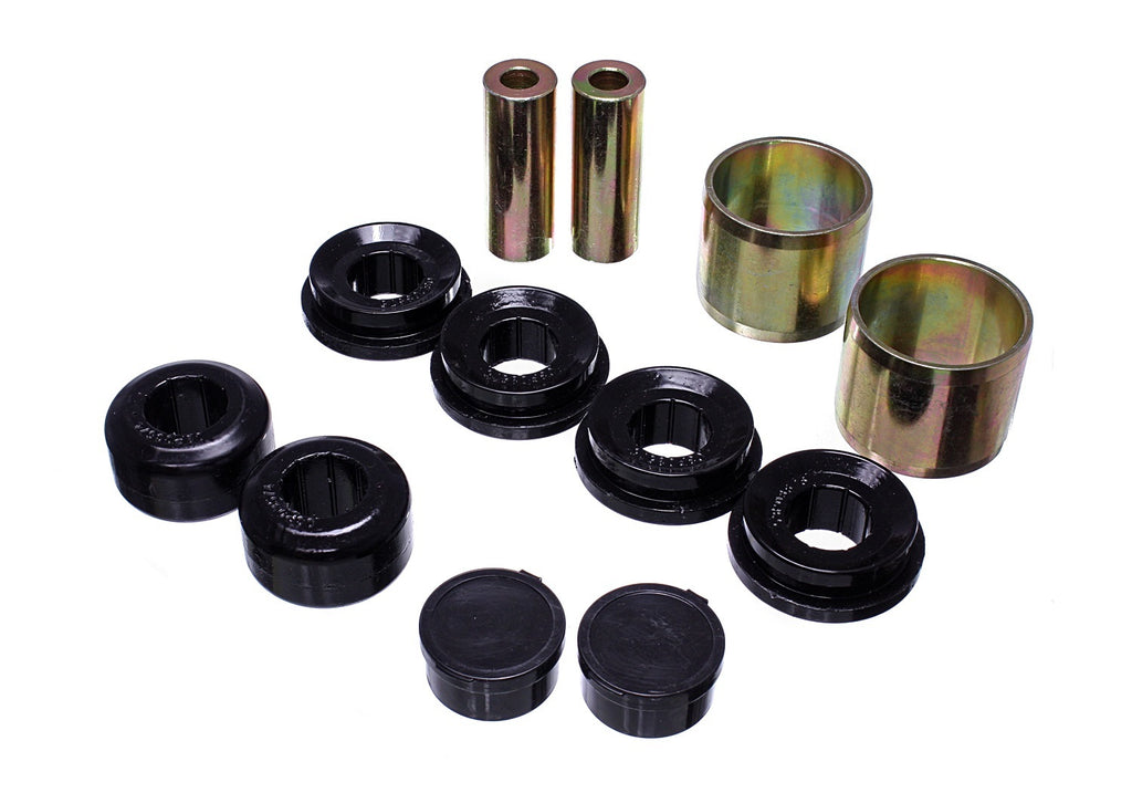 Control Arm Bushing Set; Black; Front; Performance Polyurethane;