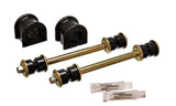 Sway Bar Bushing Set; Black; Front; Bar Dia. 34mm; Performance Polyurethane;