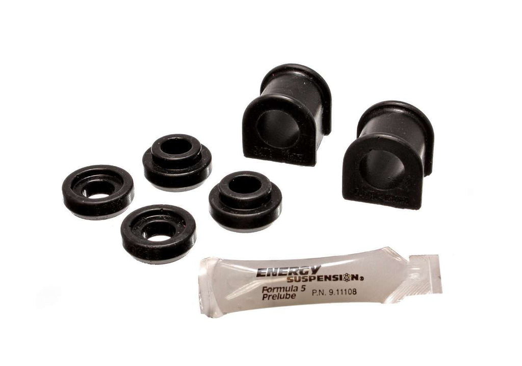 Sway Bar Bushing Set; Black; Rear; Bar Dia. 18mm; Performance Polyurethane;