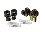 Sway Bar Bushing Set; Black; Rear; 22mm; Incl. Sway Bar End Link Bushings;