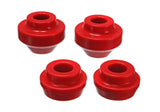 Radius/Strut Arm Bushing Set; Red; Performance Polyurethane;