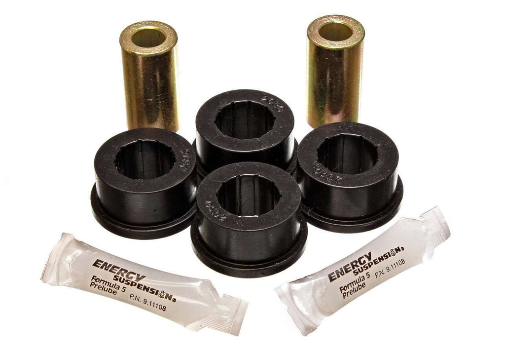 Track Bar Bushing Set; Black; Rear; Performance Polyurethane;