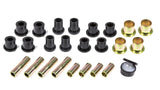 Control Arm Bushing Set; Black; Front; Performance Polyurethane;