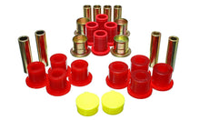 Load image into Gallery viewer, Control Arm Bushing Set; Red; Front; Performance Polyurethane;