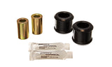 Track Rod Bushing Set; Black; Front; Performance Polyurethane;