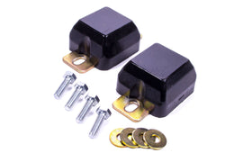 Bump Stop Set; Black; Rear; Performance Polyurethane;