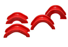 Load image into Gallery viewer, Rack And Pinion Bushing Set; Red; Performance Polyurethane;