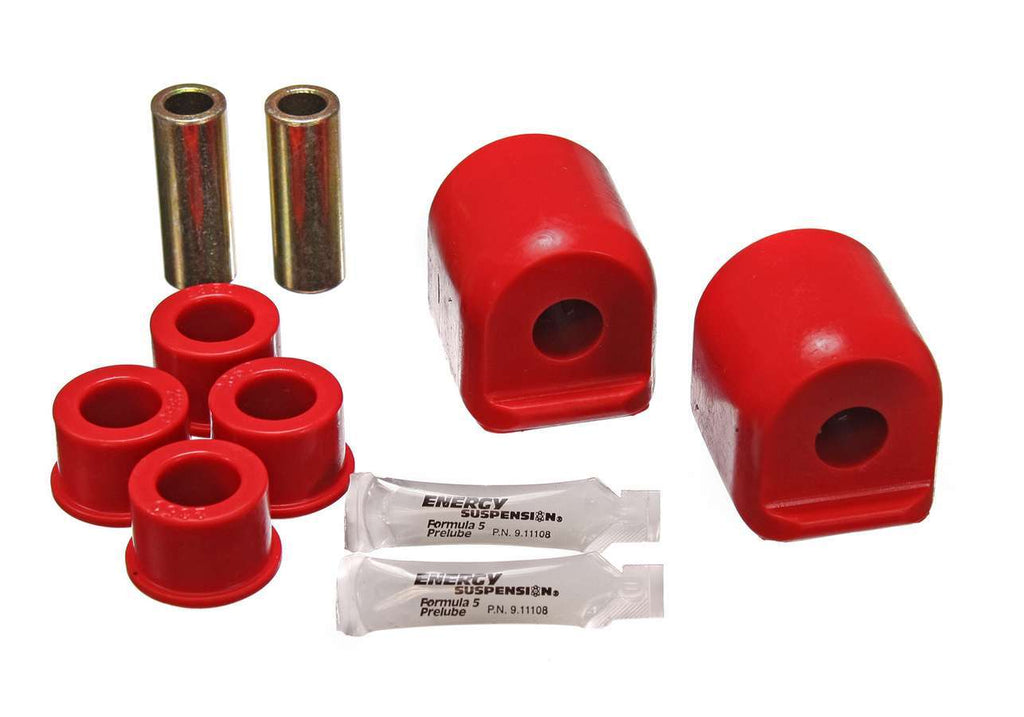 Control Arm Bushing Set; Red; Front; Performance Polyurethane;