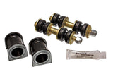 Sway Bar Bushing Set; Black; Front; Bar Dia. 25mm; Performance Polyurethane;