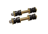 Fixed Length End Link Set; Black; L-1 in.;