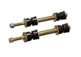 Fixed Length End Link Set; Black; L-2 3/8 in.;