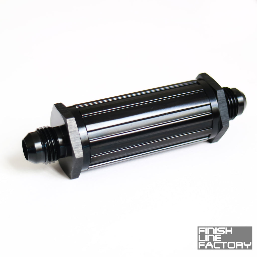 FLF Billet AN Fuel Filter (30 Micron) - 10 AN
