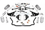 Stage 4 Kit: tubular A-arms, coilovers, sway bars, and adjustable shocks.
