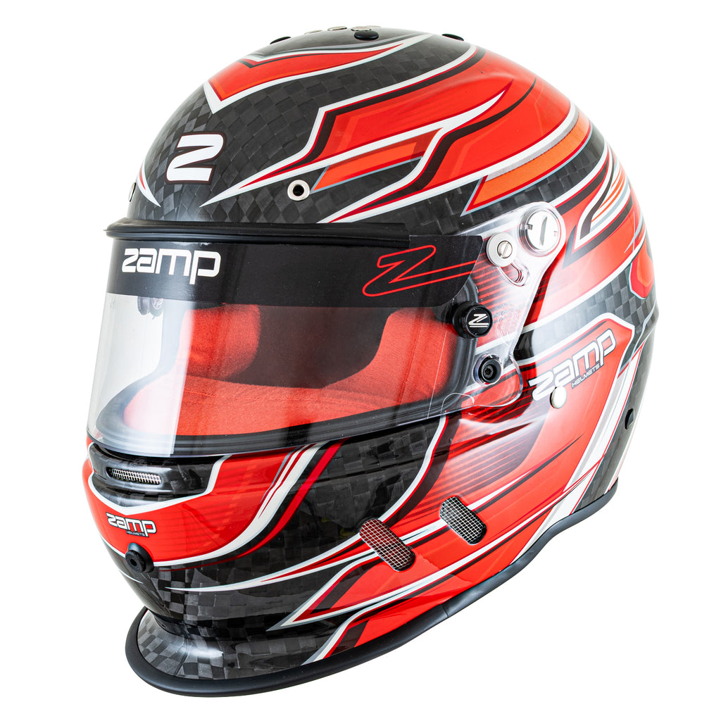 RZ-67D Carbon Red Graphic Helmet