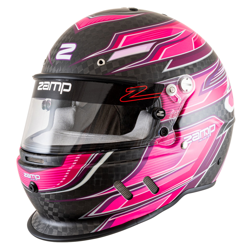 RZ-67D Carbon Pink Graphic Helmet