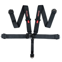 Load image into Gallery viewer, Race Seat Harness Black 3x3 5 Point Pull Down (Out)