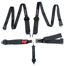Load image into Gallery viewer, Race Seat Harness Black 3"/2" Ratchet Left 5 Point