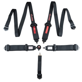 Race Seat Harness Black 3