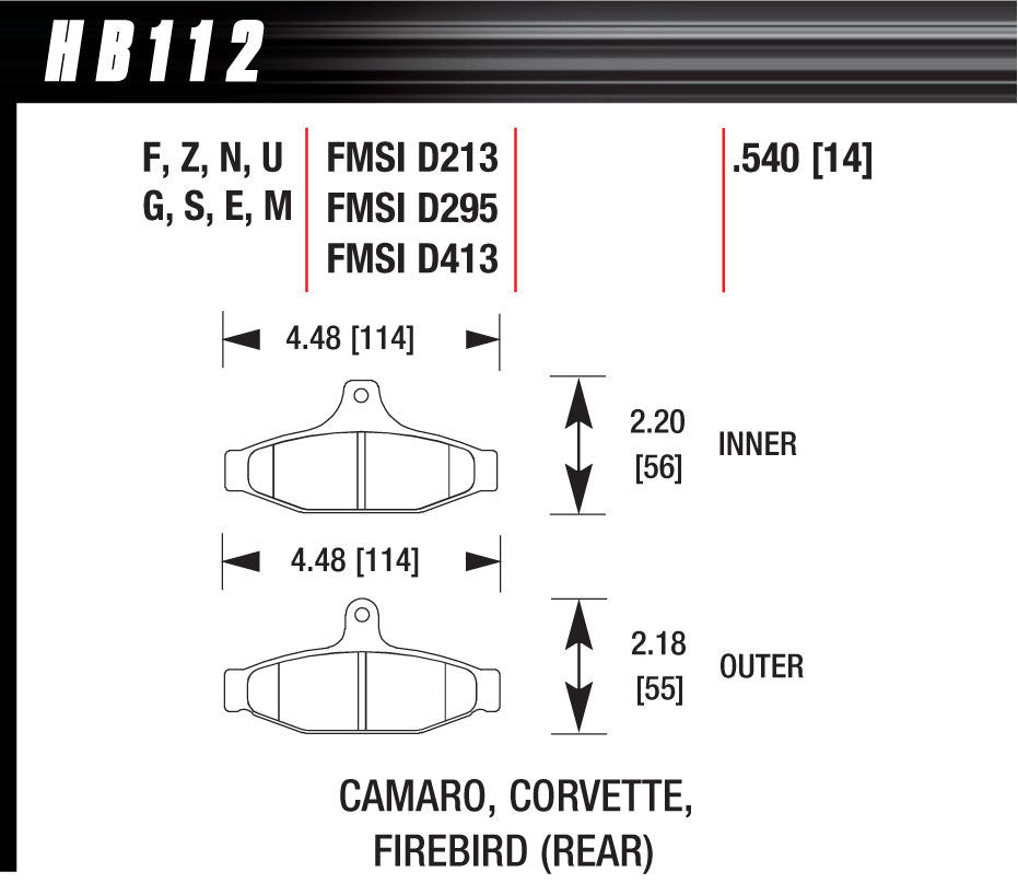 Performance Street Brake Pads (4)