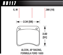 Load image into Gallery viewer, BRAKE PAD AP RACING REAR CALIPER BLUE 9012