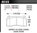 Street Brake Pads Front Viper HPS