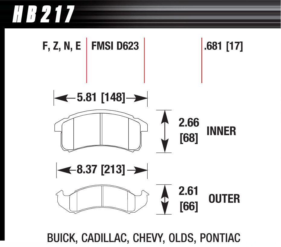 Performance Street Brake Pads (4)