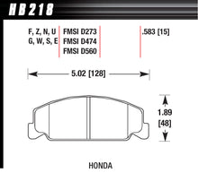 Load image into Gallery viewer, Brake Pad Front Honda Blue Compound