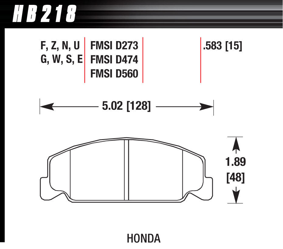 Performance Street Brake Pads (4)