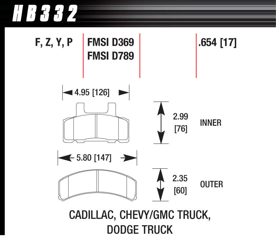 Performance Street Brake Pads (4)