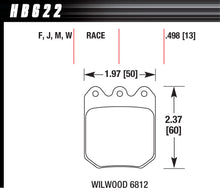 Load image into Gallery viewer, Brake Pad Set Wilwood DLS DTC-30 6812
