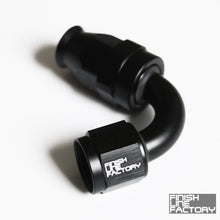 Load image into Gallery viewer, Swivel Hose End (Braided PTFE) - 120 Degree AN - 10 AN