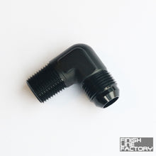 Load image into Gallery viewer, AN to NPT Adapter - 90 Degree - 08 AN - 3/4&quot; NPT