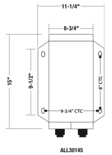 Oil Cooler Flange Mount -12AN ALL30145